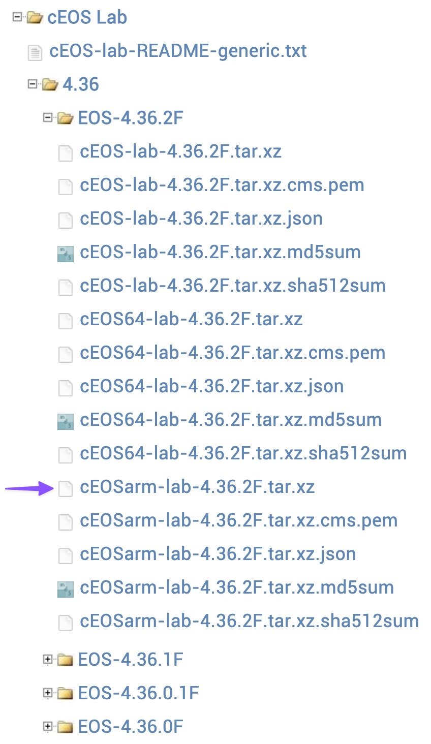 Download cEOS file