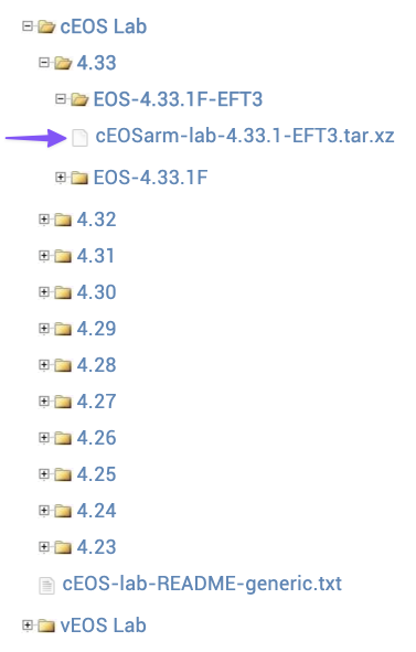 Download cEOS file