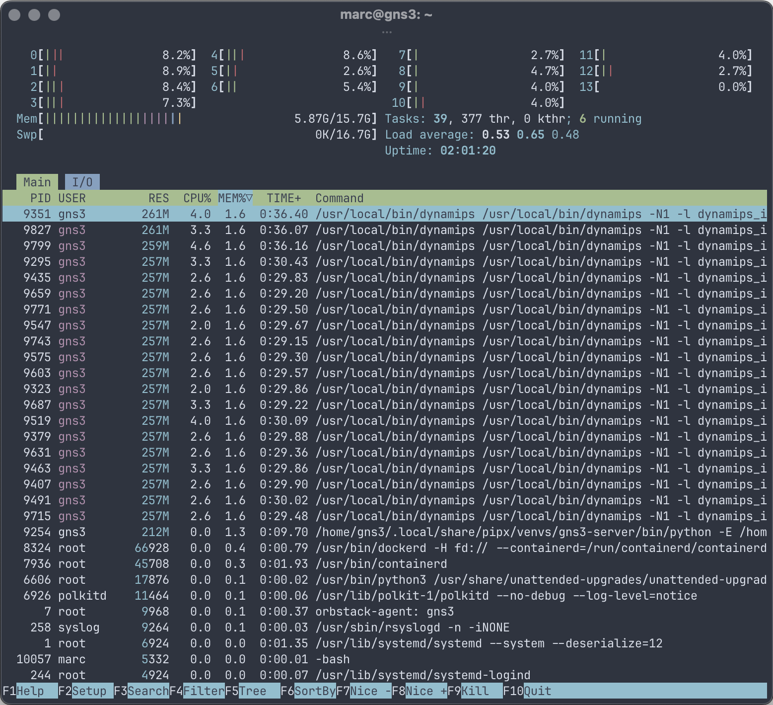 Twenty c7200 routers