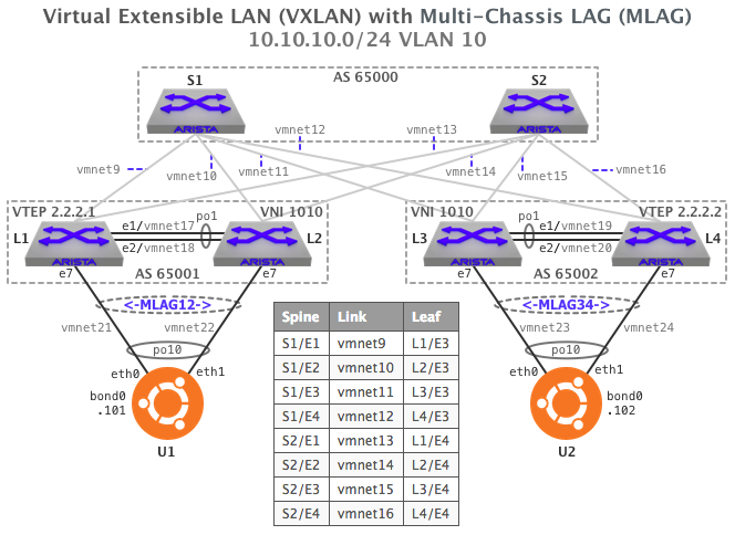 Arista network topology